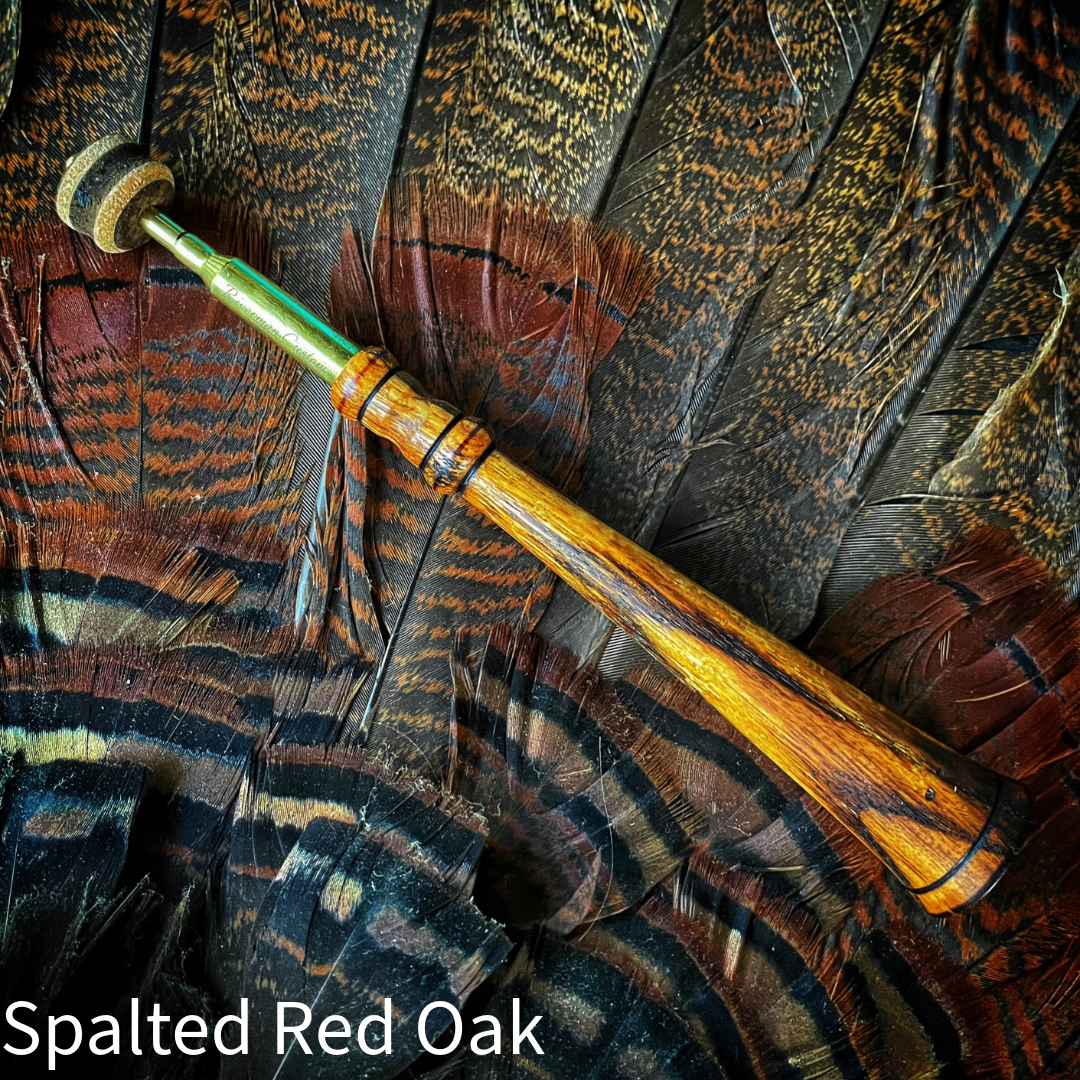 Custom Turkey Trumpet Call Spalted Red Oak