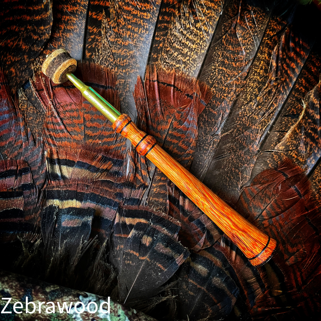 Custom Turkey Trumpet Call Zebrawood