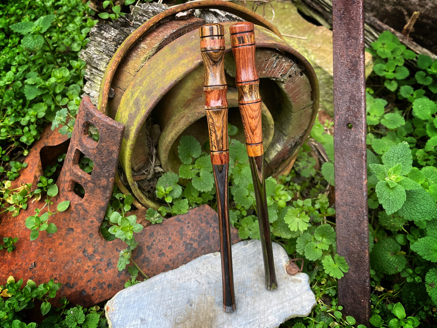 Custom Turkey Call Striker Laminate Bocote Bubinga