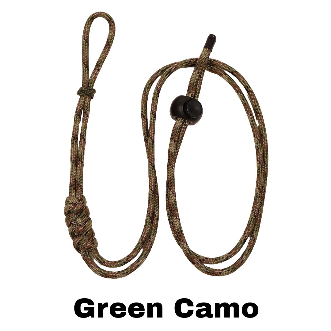 Paracord Call Lanyard Green Camo