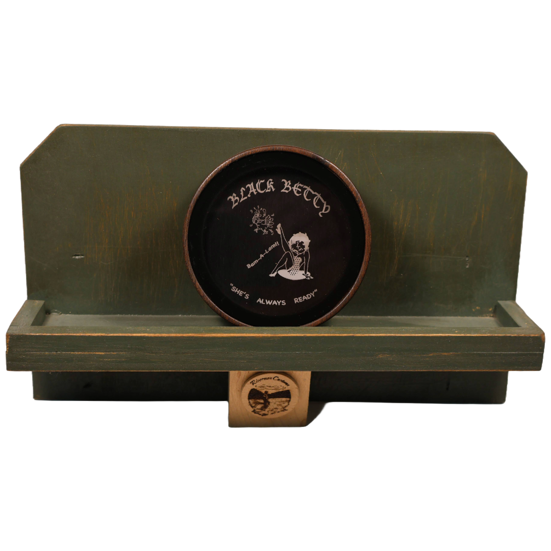 Black Betty Custom Turkey Friction Pot Call Engraved Aluminum Soundboard