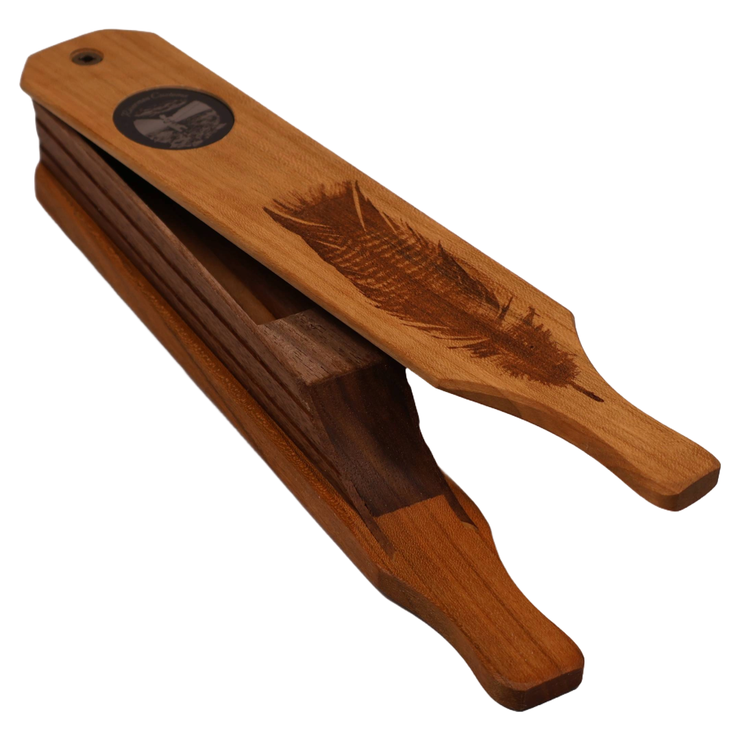 Custom Turkey Standard Box Call feather top