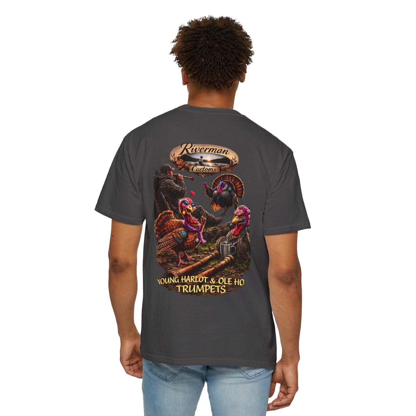 Ole Ho & Young Harlot Turkey Trumpet T-Shirt
