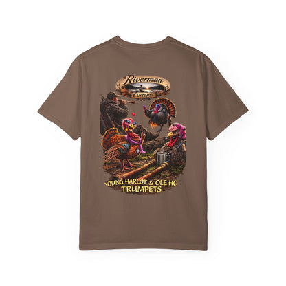 Ole Ho & Young Harlot Turkey Trumpet T-Shirt