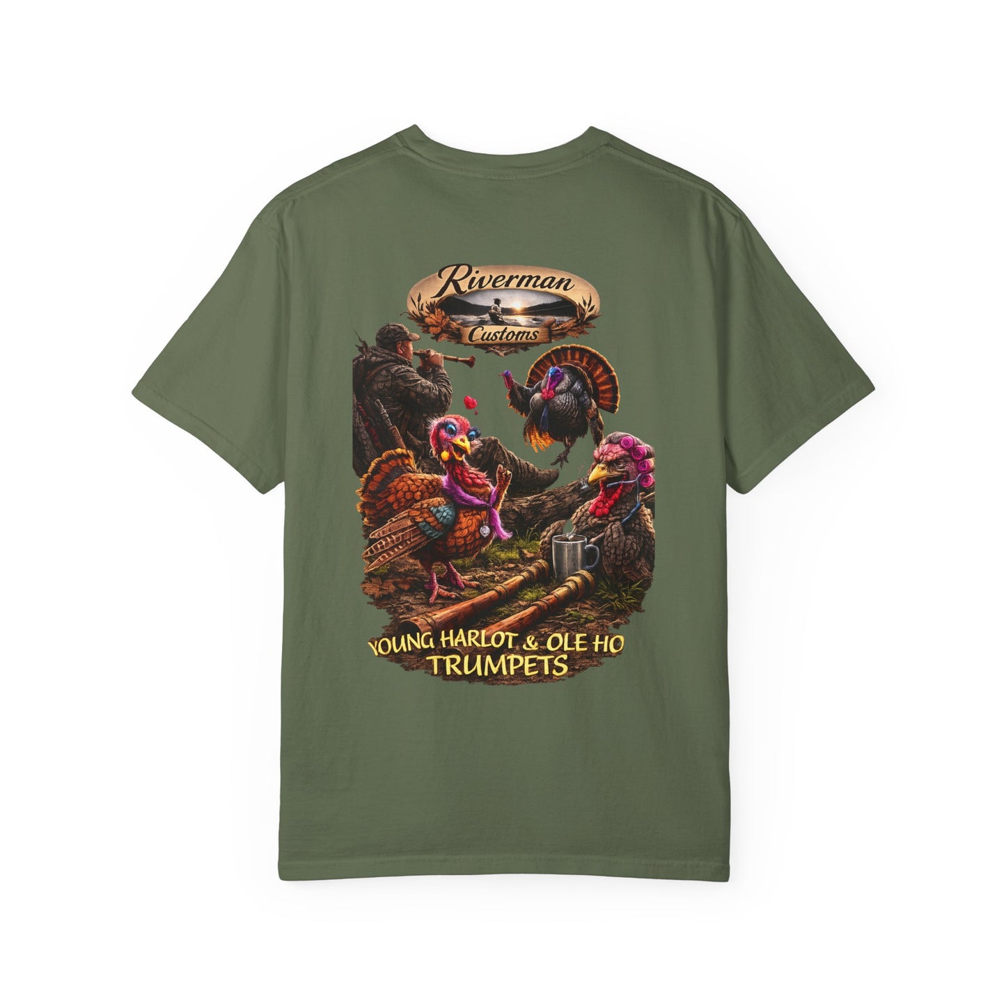 Ole Ho & Young Harlot Turkey Trumpet T-Shirt
