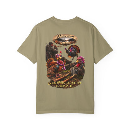 Ole Ho & Young Harlot Turkey Trumpet T-Shirt