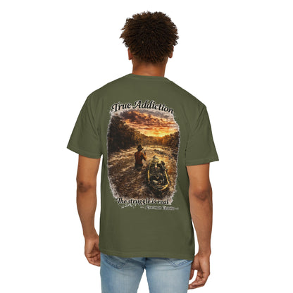 True Addiction - Kayak River Fishing T-Shirt