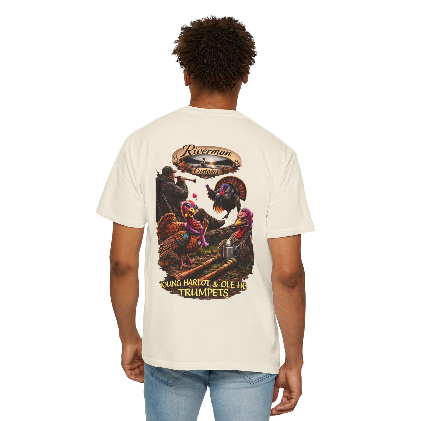 Ole Ho & Young Harlot Turkey Trumpet T-Shirt