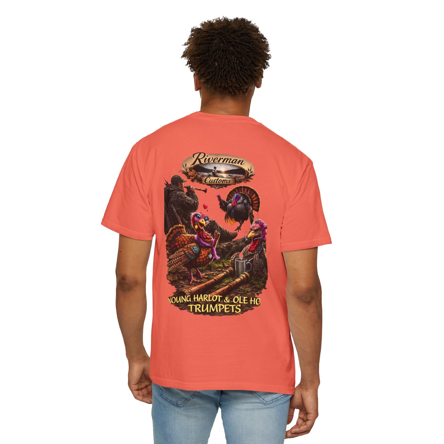 Ole Ho & Young Harlot Turkey Trumpet T-Shirt