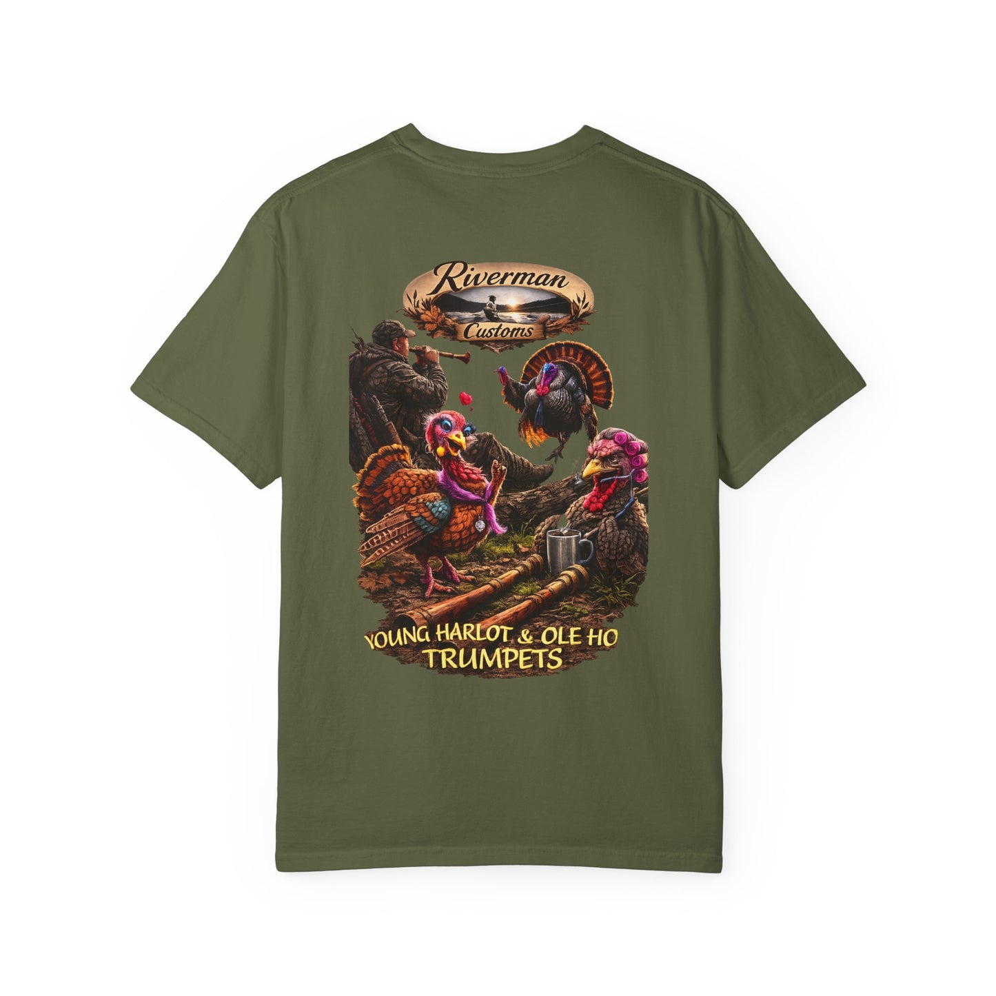 Ole Ho & Young Harlot Turkey Trumpet T-Shirt