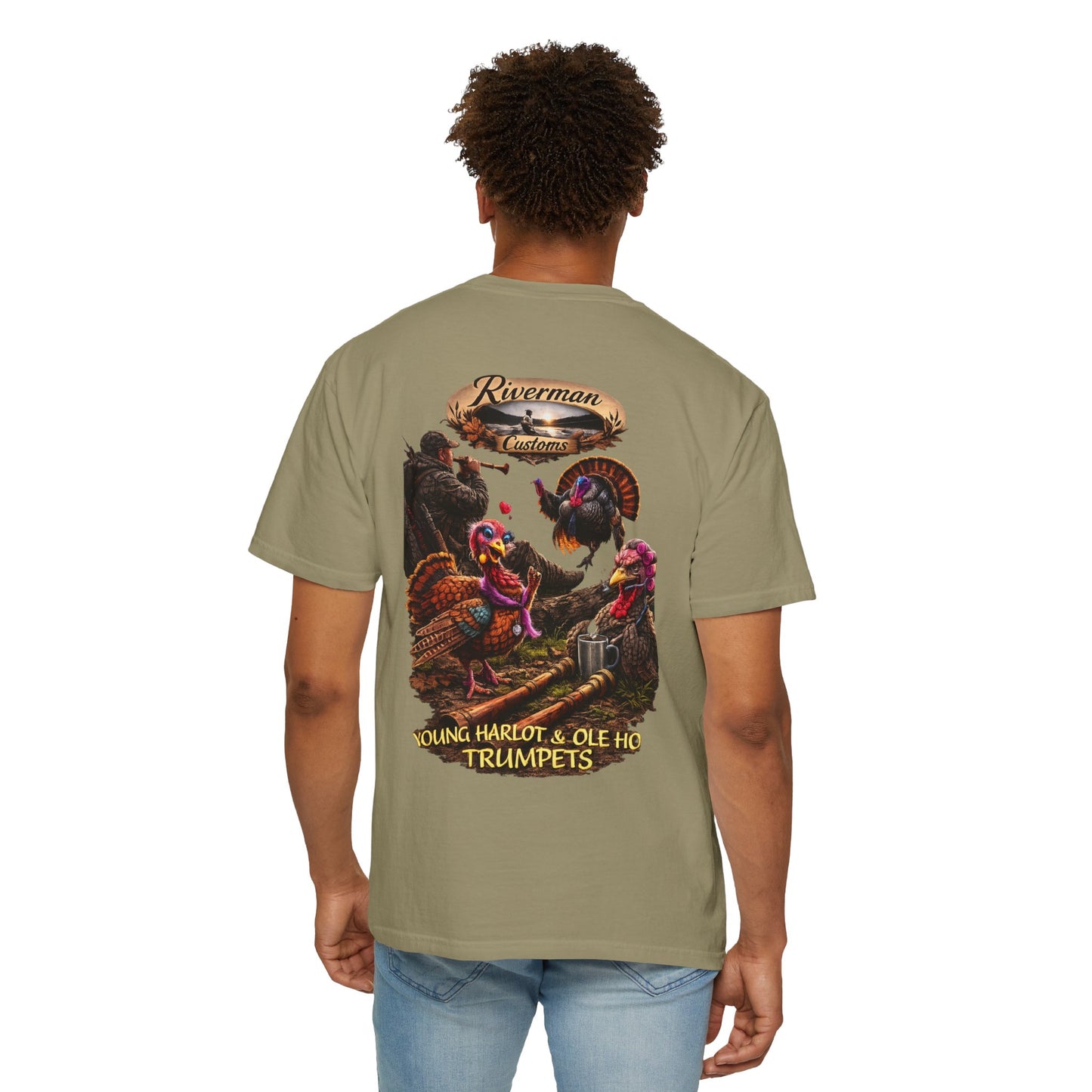 Ole Ho & Young Harlot Turkey Trumpet T-Shirt