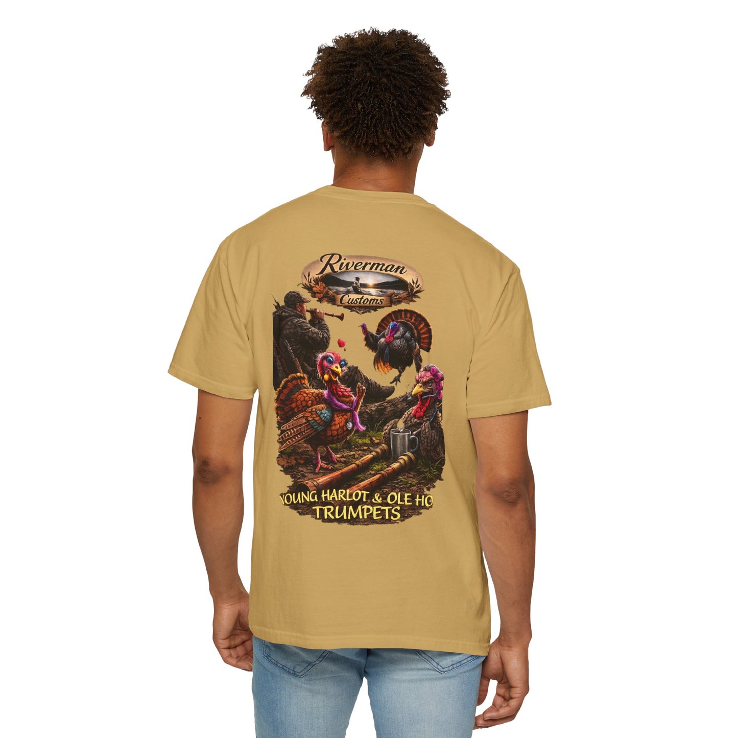 Ole Ho & Young Harlot Turkey Trumpet T-Shirt