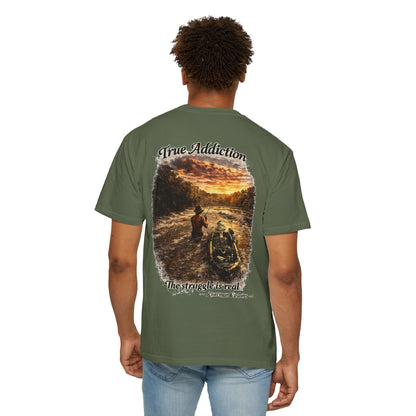 True Addiction - Kayak River Fishing T-Shirt