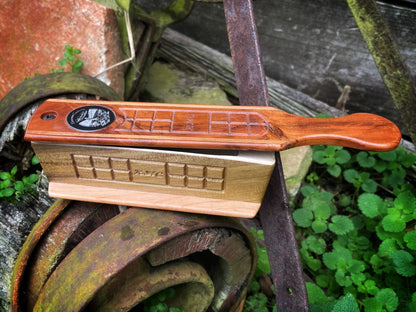 Checkered Short Box Custom Turkey Call Cherry Mineral Poplar