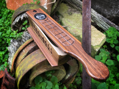 Checkered Short Box Custom Turkey Call Walnut Mineral Poplar