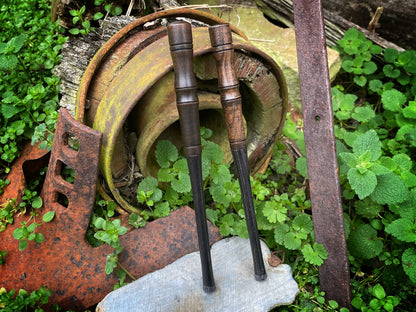 Black Magic Custom Turkey Call Striker Laminate Walnut Cherry Antiqued