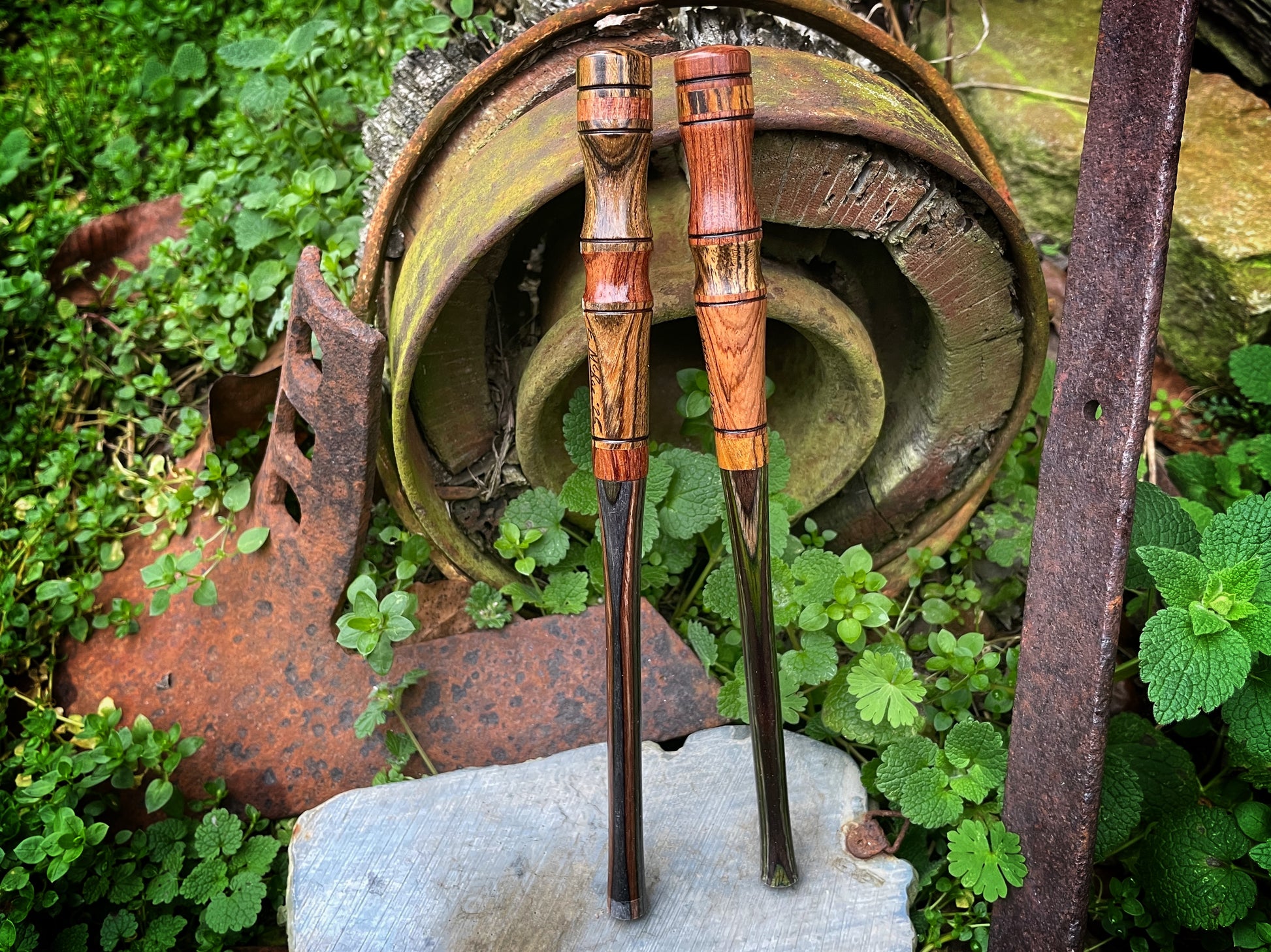 Custom Turkey Call Striker Laminate Bocote Bubinga