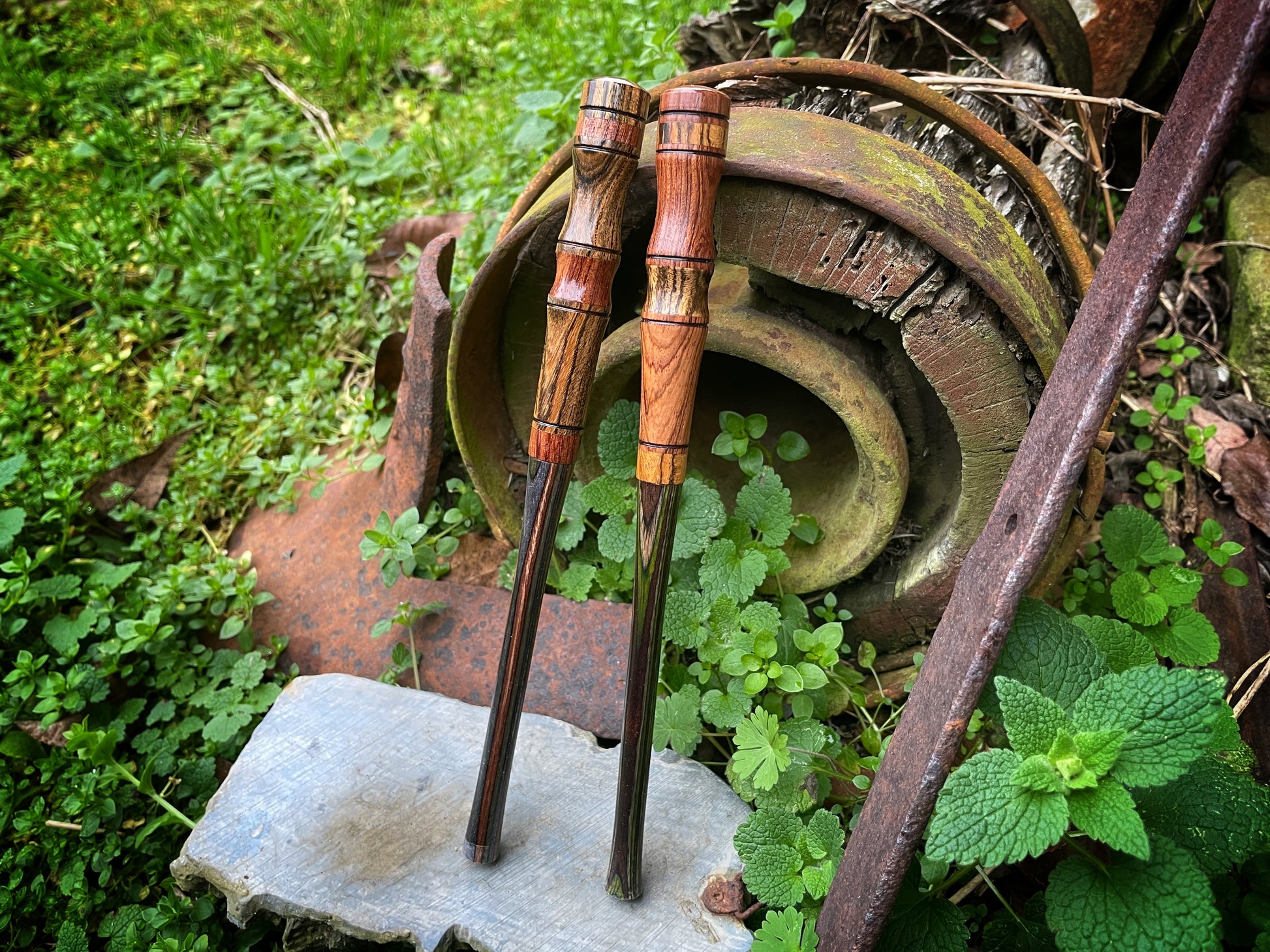 Custom Turkey Call Striker Laminate Bocote Bubinga
