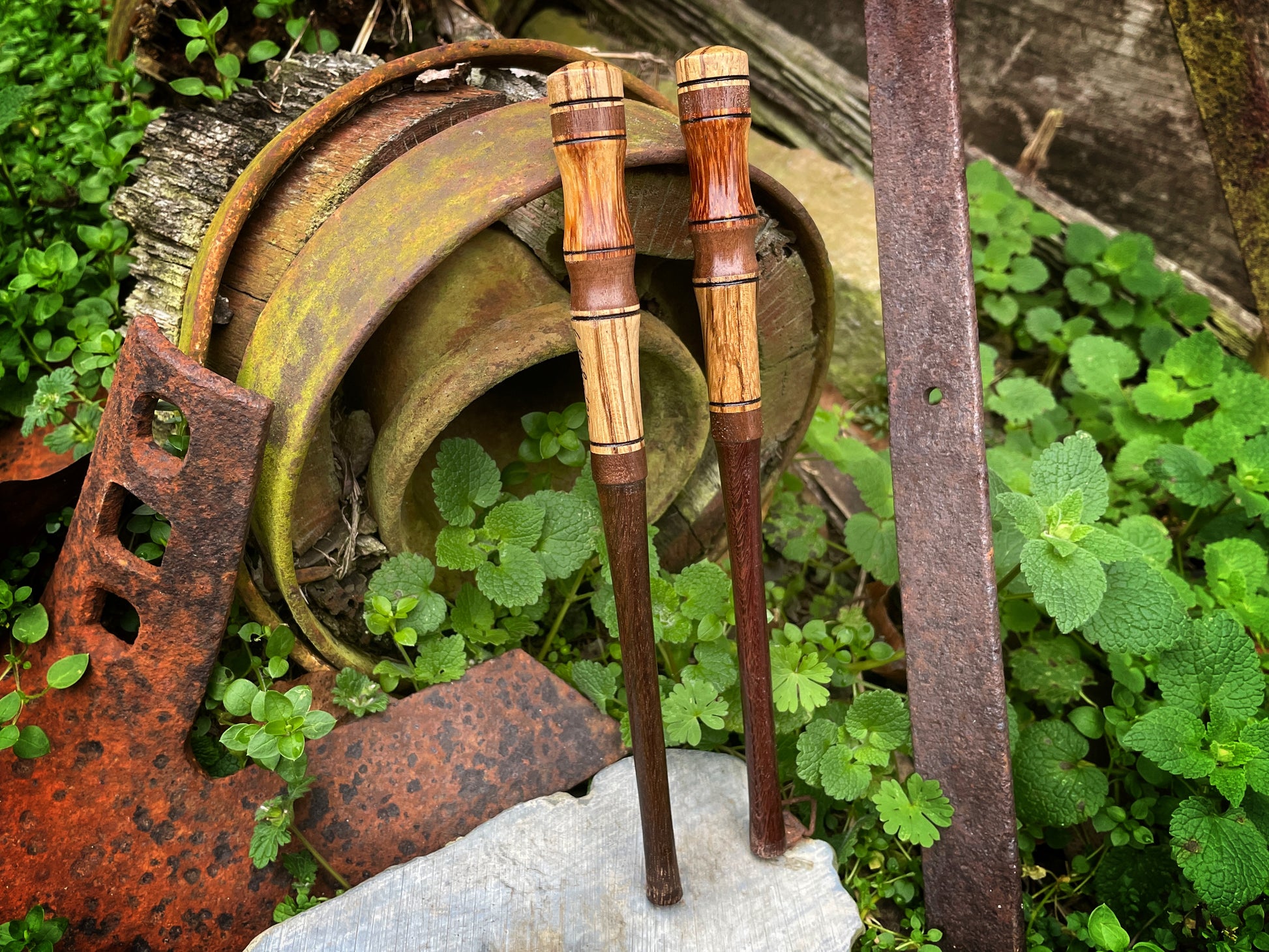 Exotic Elegance Custom Turkey Call Striker Mexican Ebony Katalox Honduran Rosewood Zebrawood Walnut