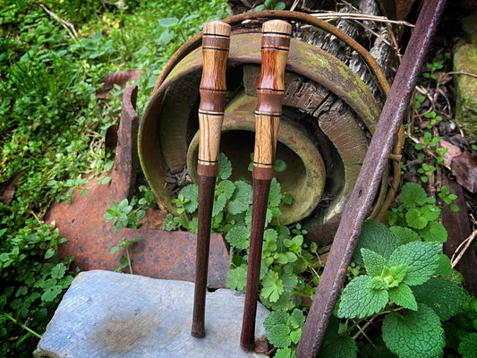 Exotic Elegance Custom Turkey Call Striker Mexican Ebony Katalox Honduran Rosewood Zebrawood Walnut