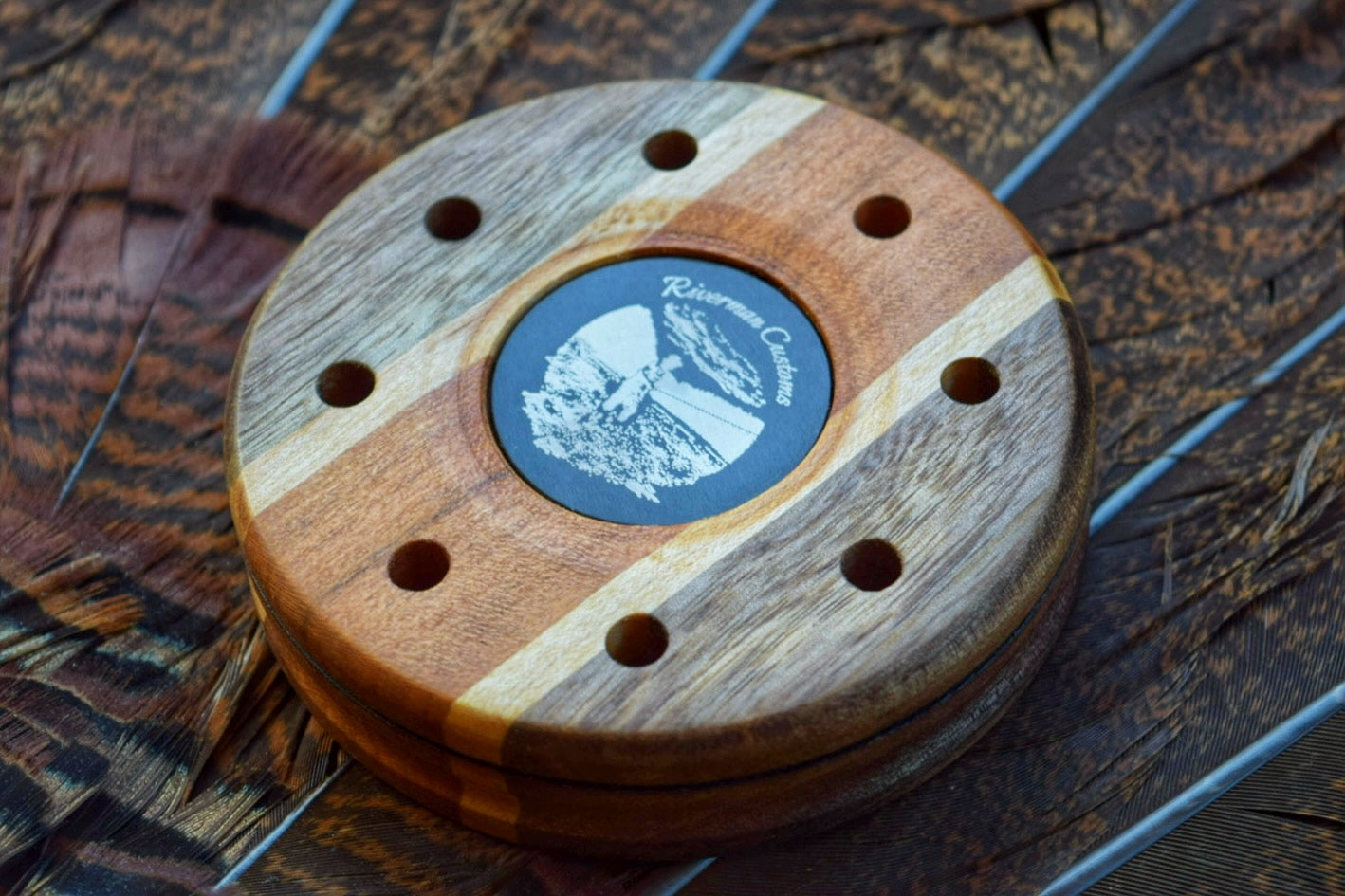 Cross Road Game Calls Laminated Custom Straight Tip Friction Pot Call Striker For Turkey Hunting